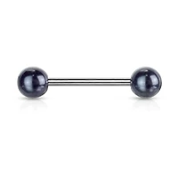 Pearlescent Straight Barbell 14g
