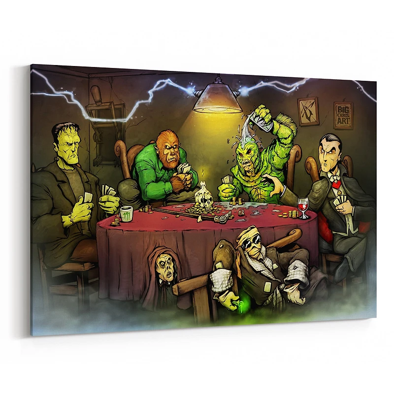 Monster's Playing Poker