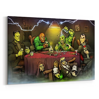 Monster's Playing Poker