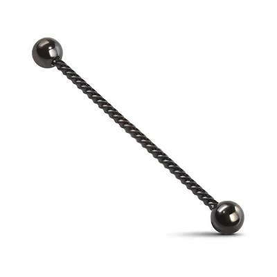 Premium Braided Industrial Barbell 14g