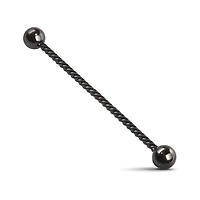 Premium Braided Industrial Barbell 14g