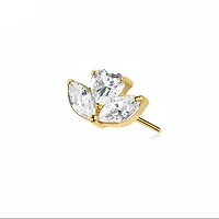 Premium G23 Titanium Heart Blossom Luxe Threadless Top