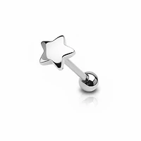 Premium Star Tongue Barbell 14g