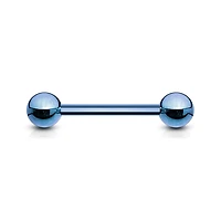 PVD Steel Straight Barbell 16g
