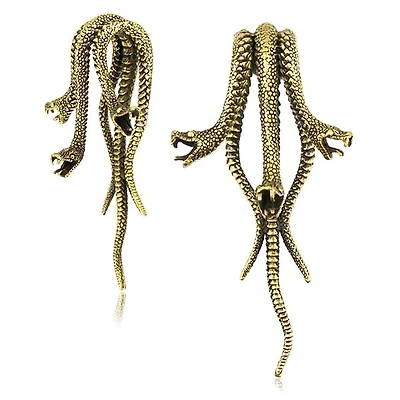 Brass Medusa Ear Weights 16mm