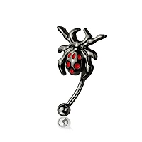 Shadow Spider Curved Barbell 16g