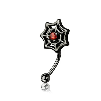 Arachnid Glam Curved Barbell 16g
