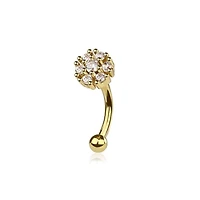 Bloom Cluster Curved Barbell 16g