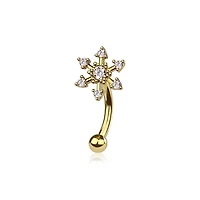 Starburst Curved Barbell 16g
