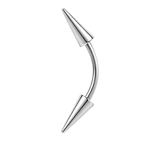 Cone Spike Curved Barbell 14g
