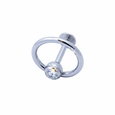 Slave Ring Crystal Flat Back 14g