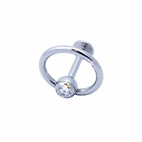 Slave Ring Crystal Flat Back 14g