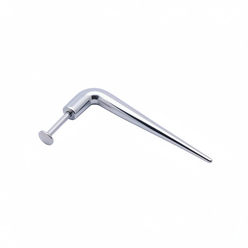 Surgical Steel Tribal Straight Disturbed Flat Back 14g