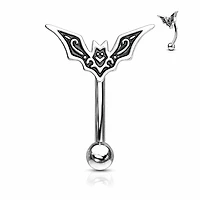 PREMIUM Steel Bat Curved Barbell 16g