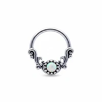 Filigree Opal Bendable Ring 16g