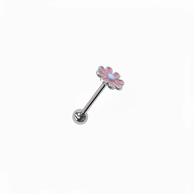 Premium Daisy Tongue Barbell 14g