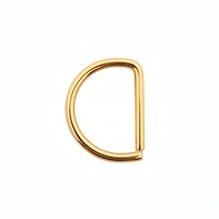 PVD D-Ring Bendable Ring 16g