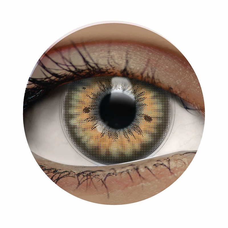 Hazel Harmony - Green and Brown Colored - Primal Contact Lenses