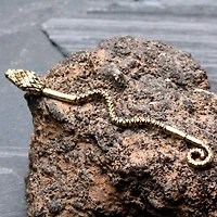 Golden Serpent Industrial Barbell 14g