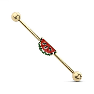 Watermelon Industrial Barbell 14g