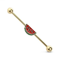 Watermelon Industrial Barbell 14g