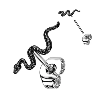 Premium G23 Titanium Snake Studs