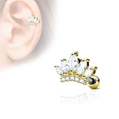 PREMIUM Claw-Set Crown Ball Back 16g
