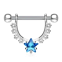 Claw-Set Star Nipple Shield 14g
