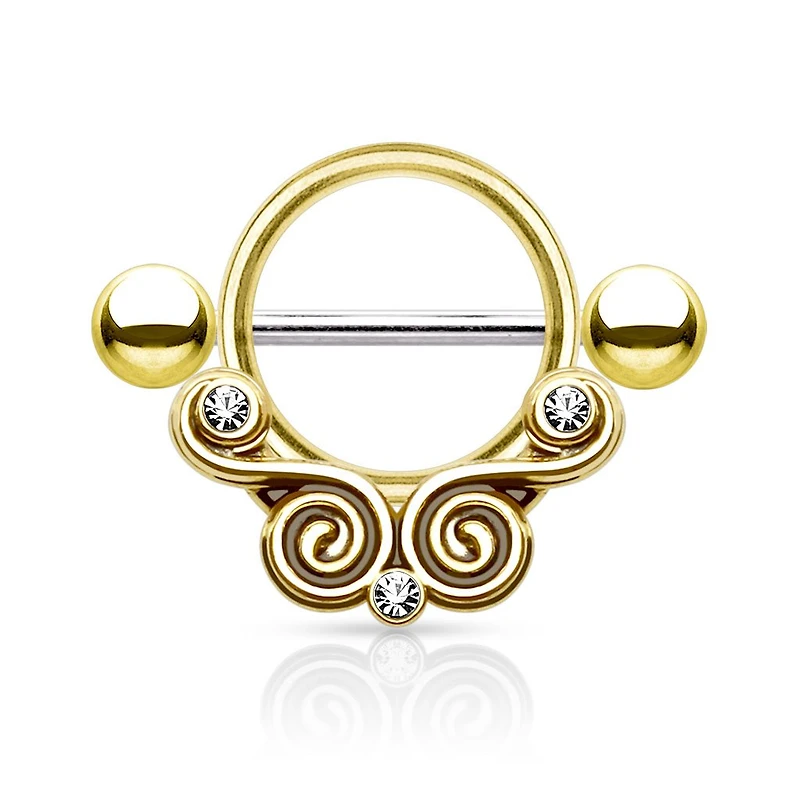 Bold Filigree Nipple Shield