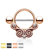 Bold Filigree Nipple Shield