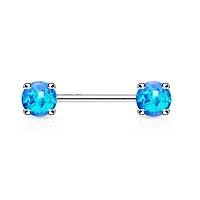 Opal Nipple Ring 14g