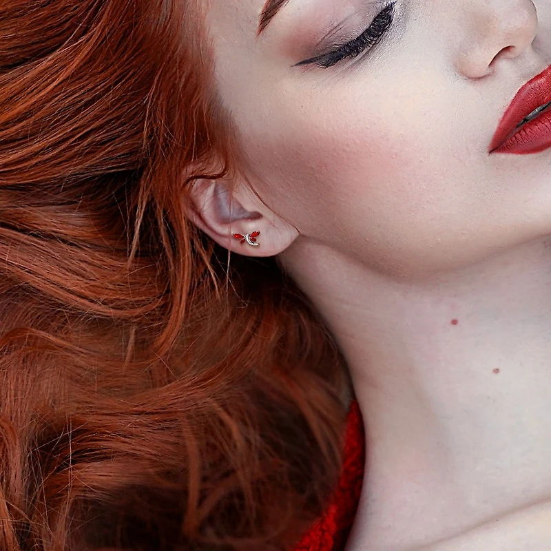 Premium Red Dragonfly Labret 16g