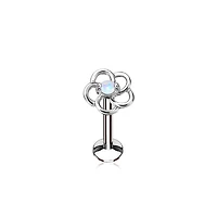 PREMIUM Hollow Flower Opal Flat Back 16g