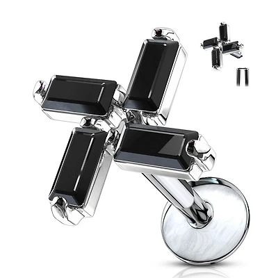 Pinwheel Flat Back 16g
