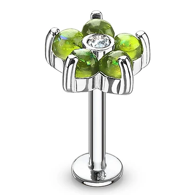 PREMIUM Opal Petals Flat Back 16g