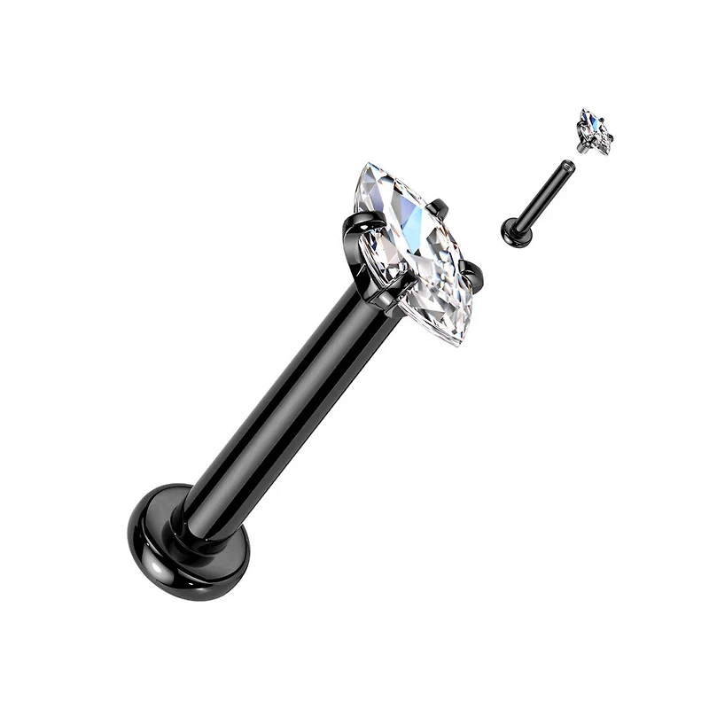 Premium Claw-Set Marquise Flat Back 16g