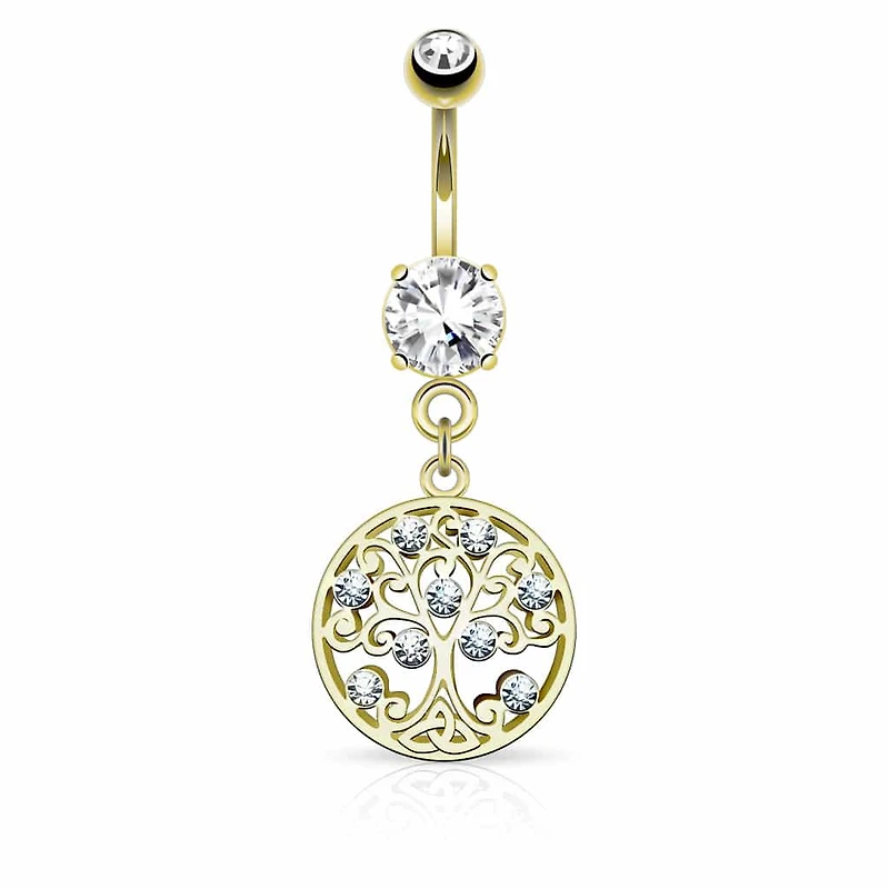 Tree of Life Navel Dangle 14g