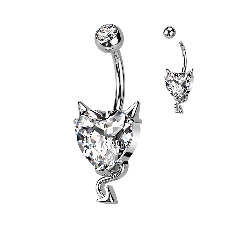 Devilish Navel Barbell 14g