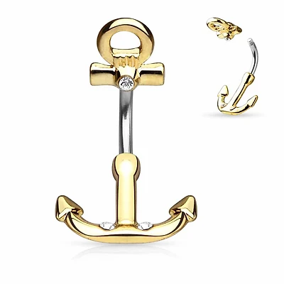 Anchor Navel Barbell 14g