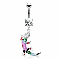 Gecko Navel Dangle 14g