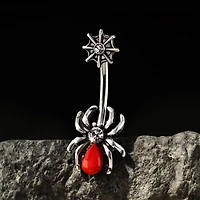 Spider Navel Barbell 14g