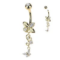 Enchanted Garden Navel Dangle 14g