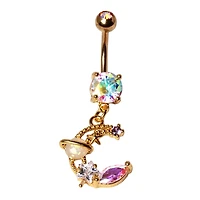 Celestial Iridescent Dream Navel Dangle 14g