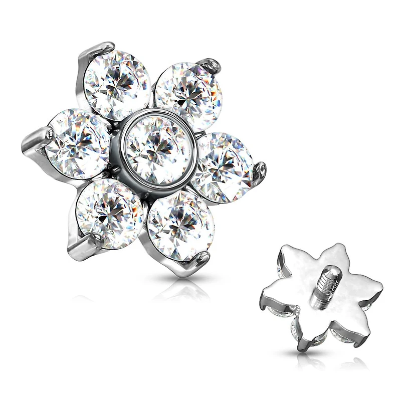 Premium Crystal Flower Microdermal Top 14g