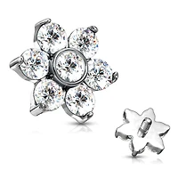 Premium Crystal Flower Microdermal Top 14g