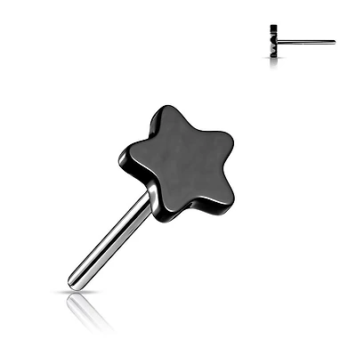 Premium G23 Titanium Star Simple Threadless Top