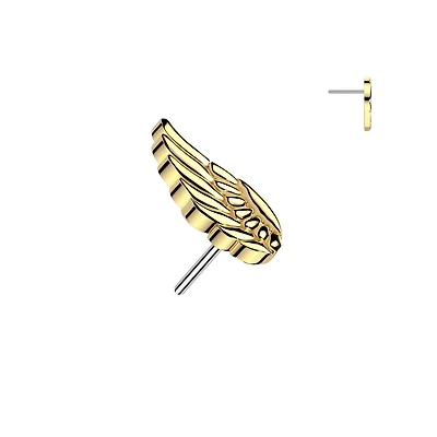 Premium G23 Titanium Wing Fancy Threadless Top