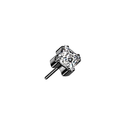 Premium G23 Titanium Clawset Square Luxe Threadless Top
