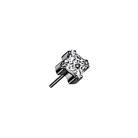 Premium G23 Titanium Clawset Square Luxe Threadless Top