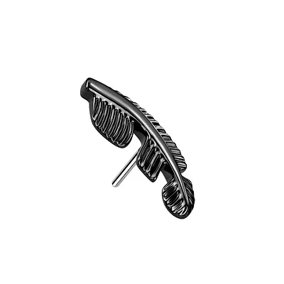 Premium G23 Titanium Feather Fancy Threadless Top